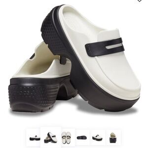 NWT CROCS STOMP LOAFER W6